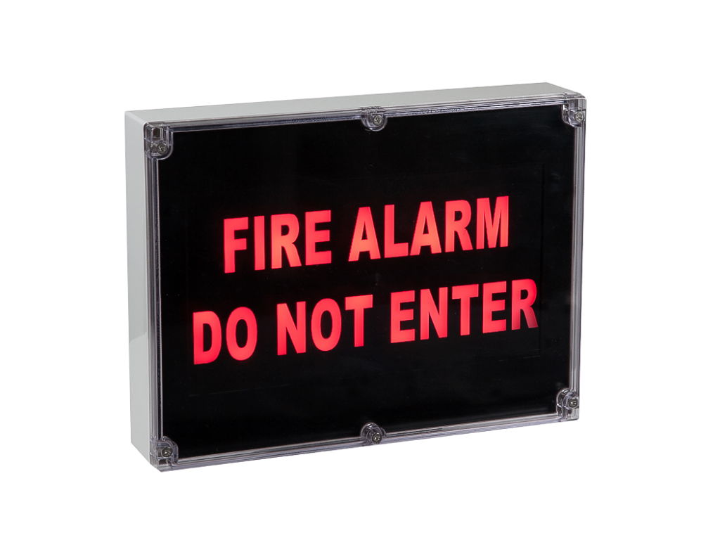 Warning Sign ‘Fire Alarm – Do Not Enter’ (1)