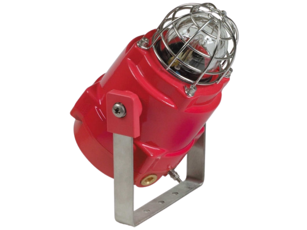 BEx Flameproof Beacon Red Body, Red Lens