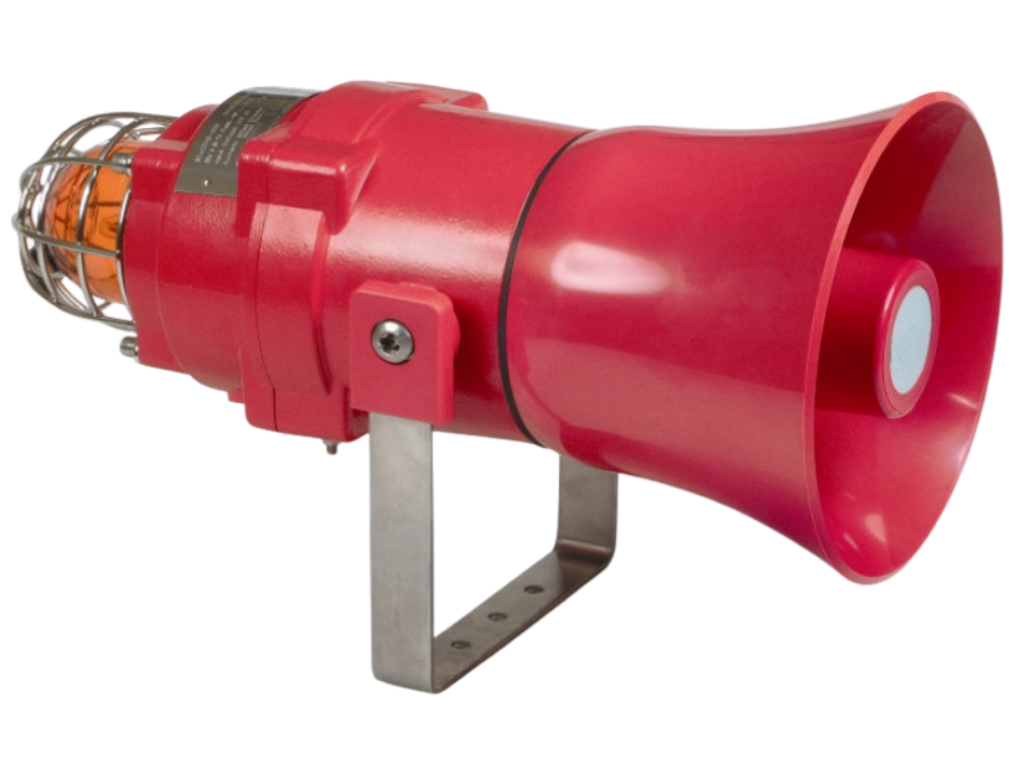 BEx Flameproof Sounder Beacon Red Body
