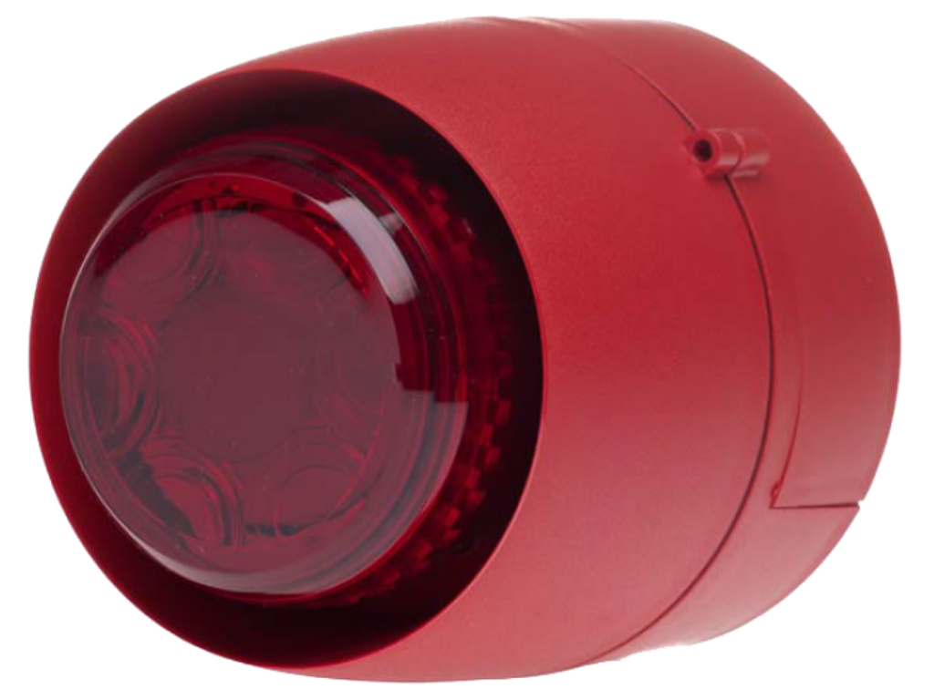 VTB Sounder Beacon Red Body Red Lens
